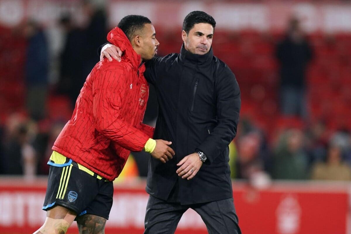 Gabriel Jesus i Mikel Arteta