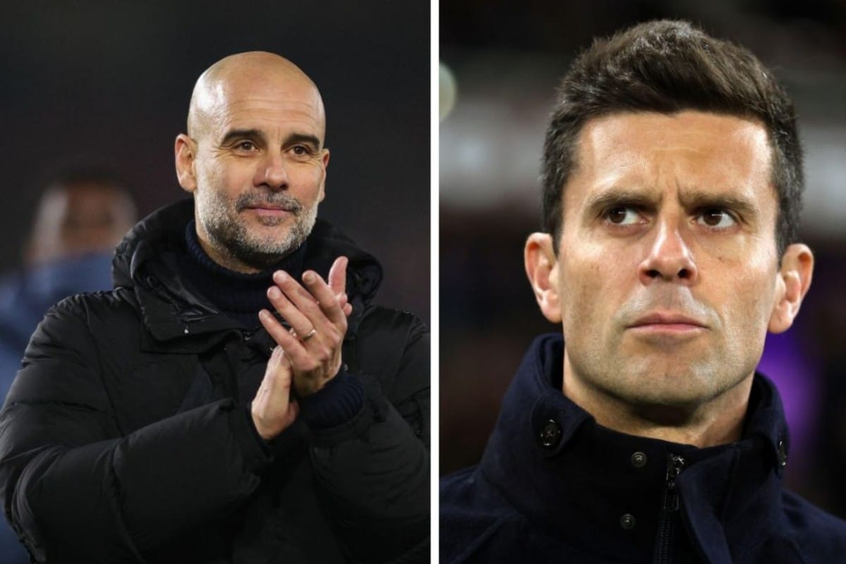 Pep Guardiola i Thiago Motta