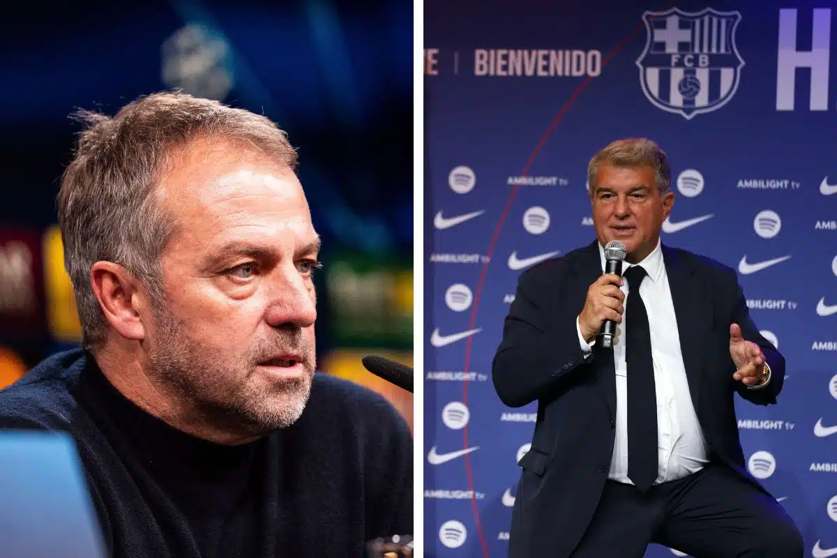 Hansi Flick i Joan Laporta