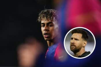 Lamine Yamal i Leo Messi