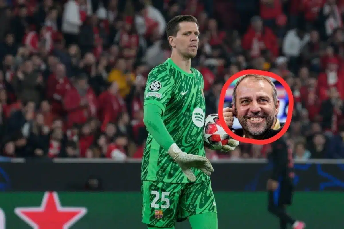 Wojciech Szczęsny i Hansi Flick