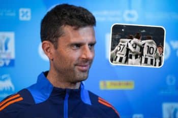 Thiago Motta oraz piłkarze Juventusu