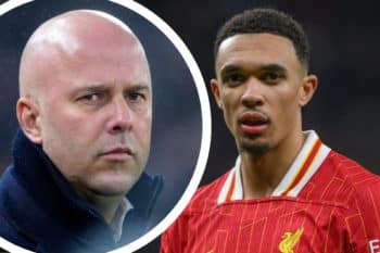 Arne Slot i Trent Alexander-Arnold