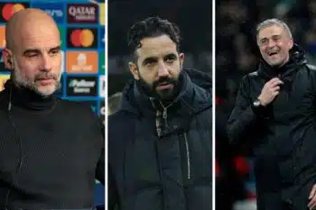 Josep Guardiola, Ruben Amorim i Luis Enrique