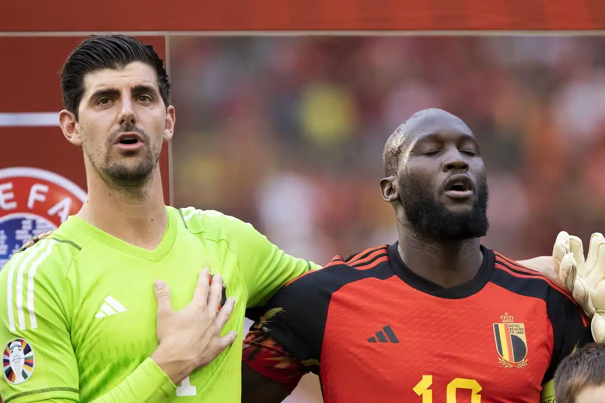 Thibaut Courtois i Romelu Lukaku