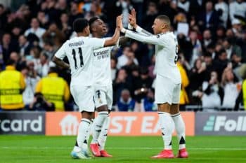 Rodrygo, Vinicius i Kylian Mbappe