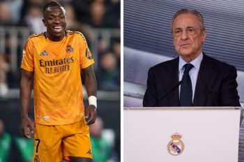 Vinicius Junior i Florentino Perez