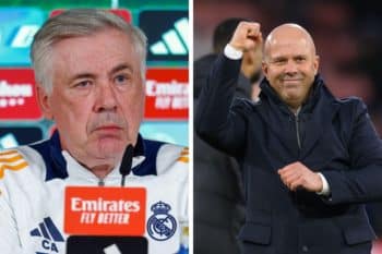 Carlo Ancelotti oraz Arne Slot