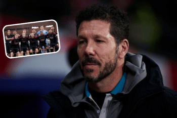 Diego Simeone i zawodnicy Benfiki