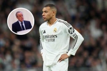 Florentino Perez oraz Kylian Mbappe