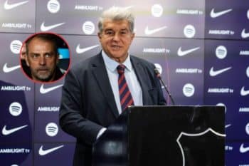 Hansi Flick i Joan Laporta