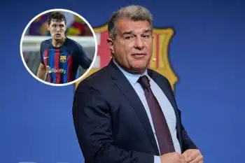 Joan Laporta i Andreas Christensen