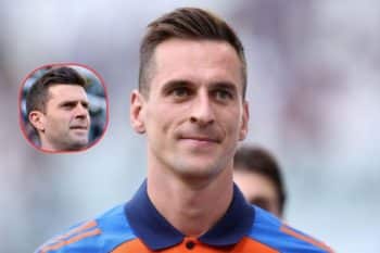 Thiago Motta i Arkadiusz Milik