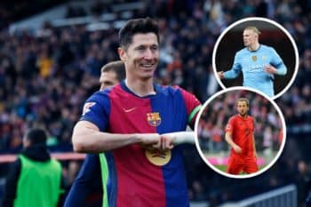 Robert Lewandowski, Harry Kane i Erling Haaland