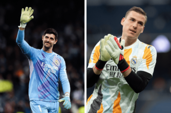 Thibaut Courtois i Andrij Łunin