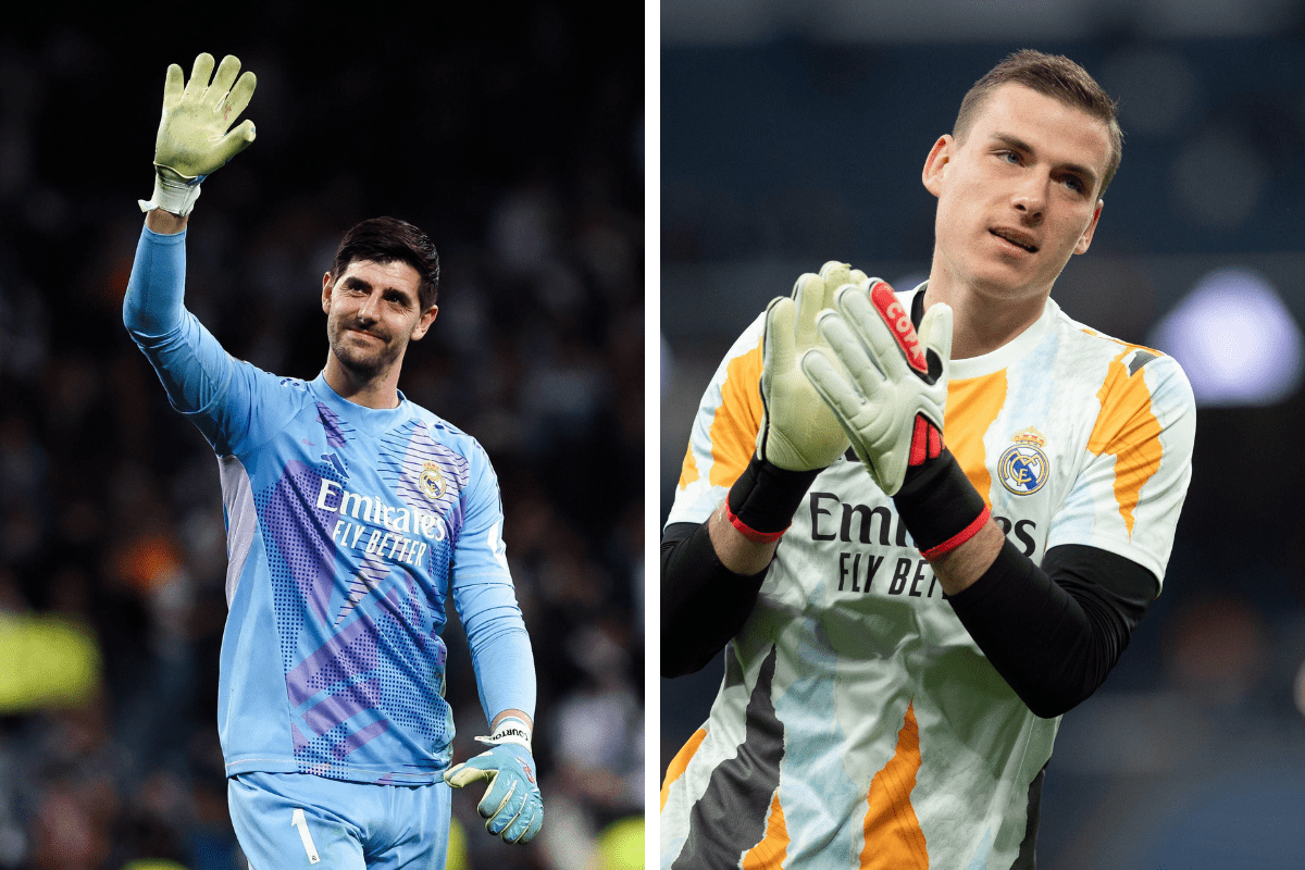 Thibaut Courtois i Andrij Łunin