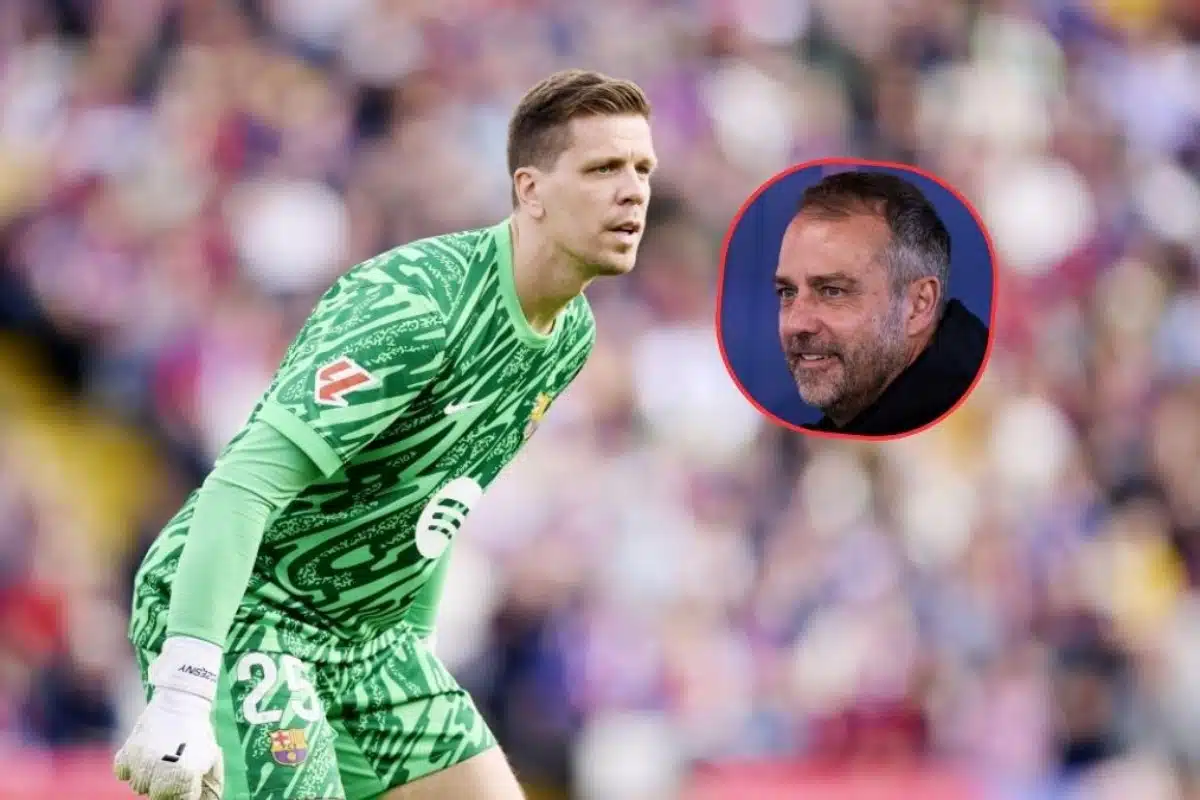 Wojciech Szczęsny i Hansi Flick