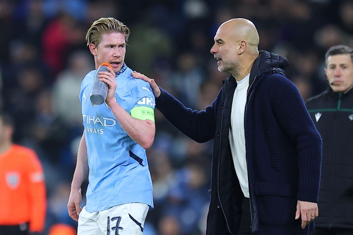 Kevin De Bruyne i Pep Guardiola