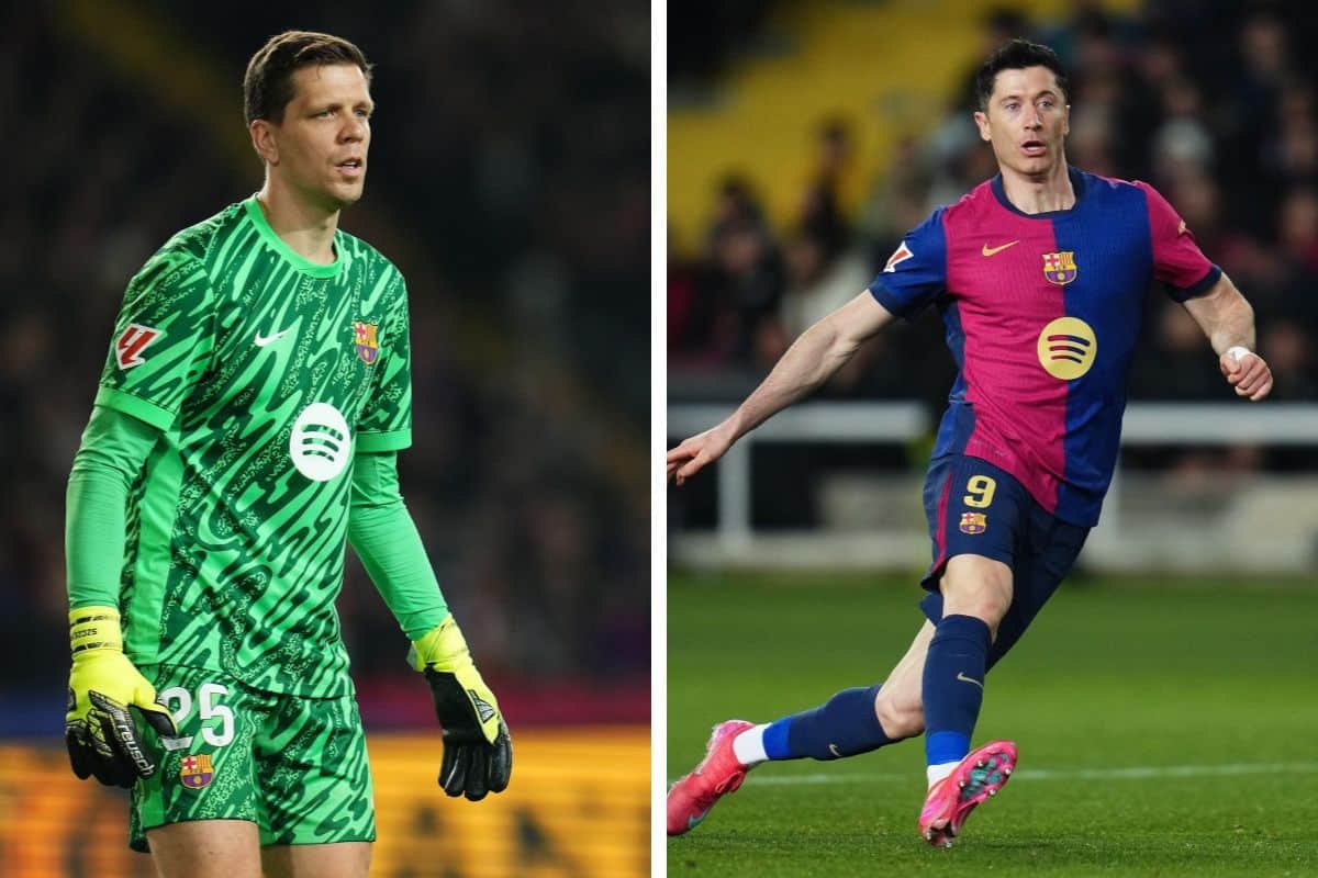 Wojciech Szczęsny i Robert Lewandowski