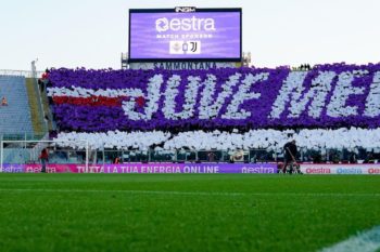 Fiorentina - Juventus. Oprawa kibiców