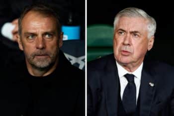 Hansi Flick oraz Carlo Ancelotti