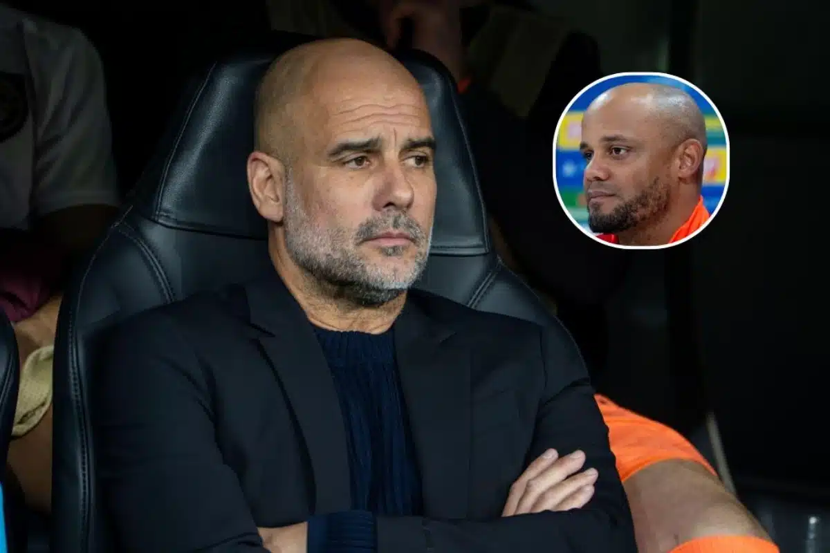 Pep Guardiola i Vincent Kompany