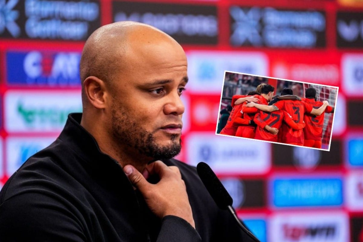 Vincent Kompany i piłkarze Bayernu Monachium