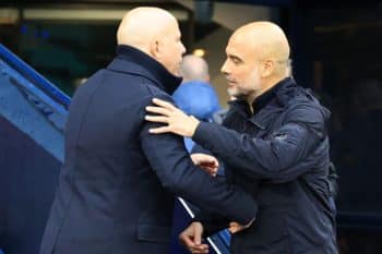 Arne Slot i Pep Guardiola